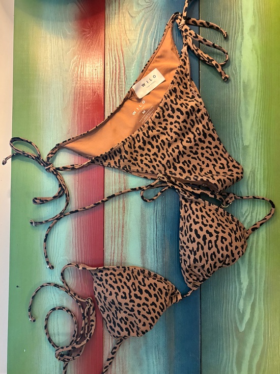 Wilo The Label Other - Wilo The Label Black and Brown Leopard Print Bikini BRAND NEW WITHOUT TAGS